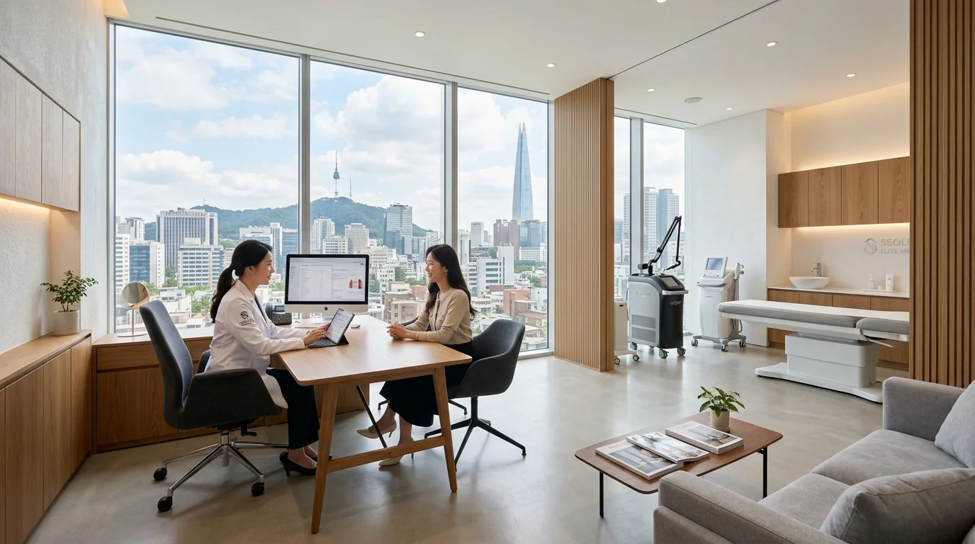 Partner specialized clinic consultation suite in Seoul